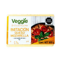 Queso Vegano Mozzarella Veggie Delicatessen 500 gr.