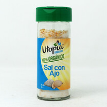 Sal con Ajo Organico Utopia 135g