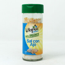 Sal con Ajo Organico Utopia 135g