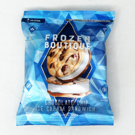 Sandwich de Nieve Chocolate Chip Ketopia  Frozen Boutique 135gr