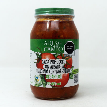 Salsa Pomodoro Con Albahaca ADC 460ml