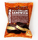 Sandwich de Nieve Keto Chocolate Peanut Butter Ketopia 135gr