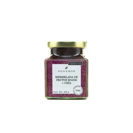 Mermelada Frutos Rojos Sin Azucar Nonamor 250g