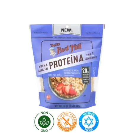 Avena Alta En Proteina Sin Gluten BRM 454g