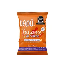 Gusanos Enchilados Sin Azúcar Delou 40gr