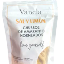 Churritos de Amaranto Sal y Limon Vanela 60 gr
