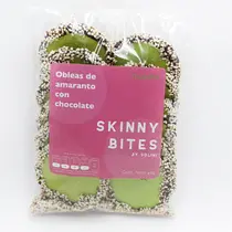 Obleas De Amaranto C/ Chocolate Sabor Matcha Skinny Bites 40g