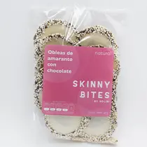 Obleas De Amaranto C/ Chocolate Sabor Natural Skinny Bites 40g