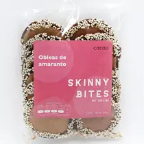 Obleas De Amaranto C/ Chocolate Sabor Chocolate Skinny Bites 40g
