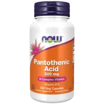 Vitamina B5 Acido Pantotenico 100/500mg NOW