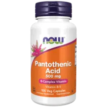 Vitamina B5 Acido Pantotenico 100/500mg NOW