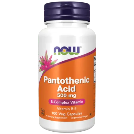 Vitamina B5 Acido Pantotenico 100/500mg NOW