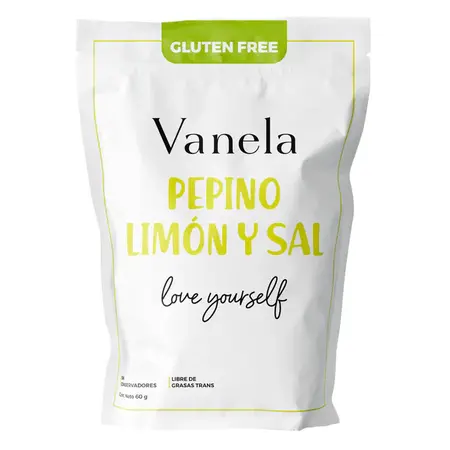 Pepino Horneado Sabor Limon y Sal Vanela 60g