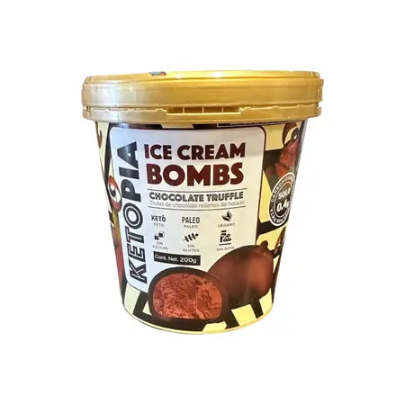 BOMBS Keto Chocolate Truffle Ketopia 195gr