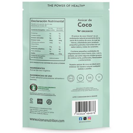 Azucar de Coco Organica Vizana 400gr