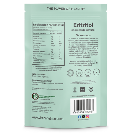 Eritritol Organico Vizana 500 g