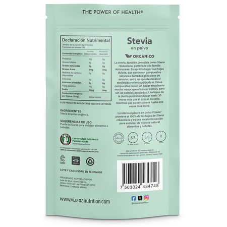 Stevia en Polvo Organica Vizana 100gr.