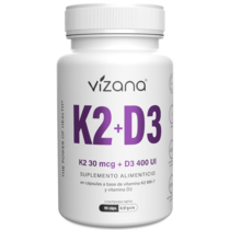 Vitamina K2 + D3 Vizana 90/370 mg