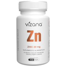 Citrato de Zinc con curcuma / jengibre Vizana 90/500 mg