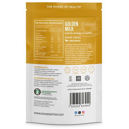 Leche Dorada Orgánica Vizana 150 gr