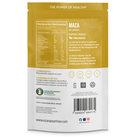 Maca en Polvo Orgánica Vizana 150 gr.