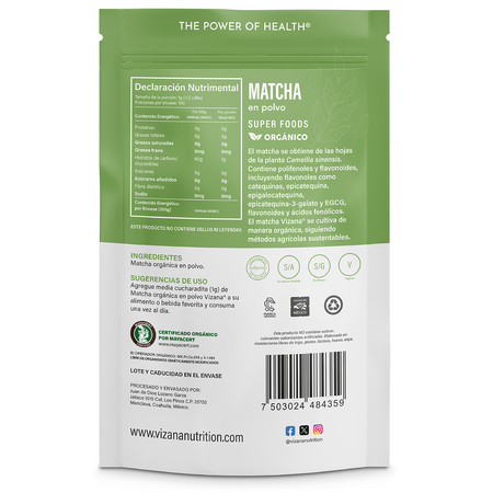 Matcha en Polvo Vizana 100 gr.