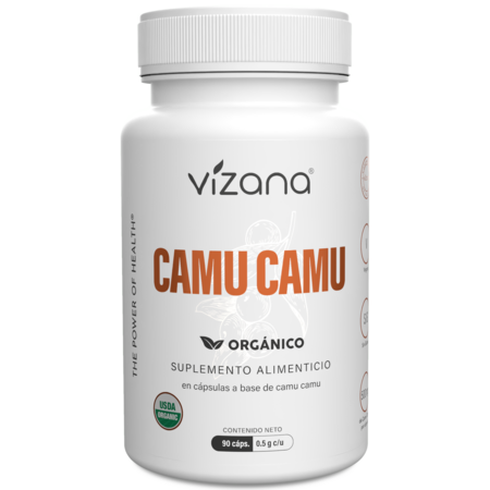 Camu Camu en Cápsulas Orgánicas Vizana 90-500 mg.