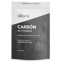 Carbón Activado en Polvo Orgánico Vizana 140 gr.