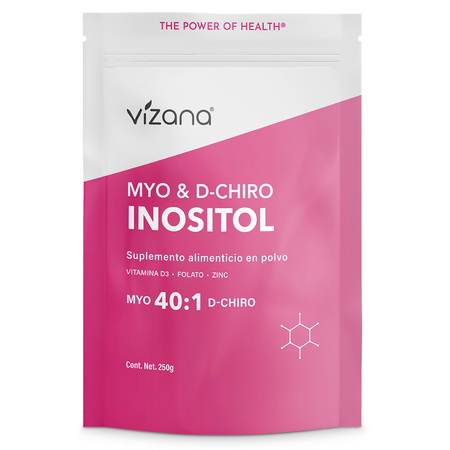 Myo y D-Chiro Inositol en Polvo Vizana 250g
