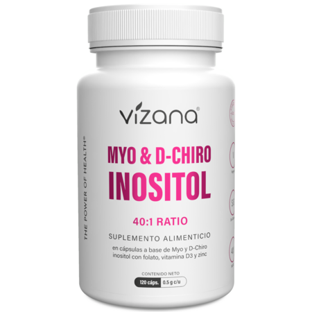 MYO y D Chiro Inositol 40 1 en Capsulas Vizana 90caps