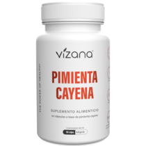 Pimienta Cayena en Cápsulas Orgánicas Vizana 90-500 mg.