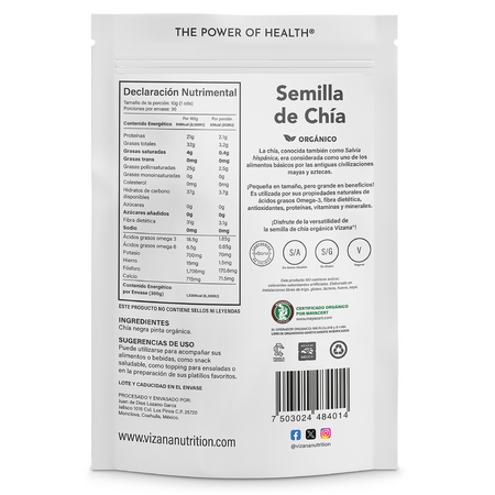 Chía Orgánica Vizana 300 gr.