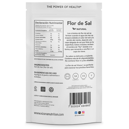 Flor de Sal Organica Vizana 250gr