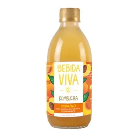 Kombucha Durazno BV 377ml.
