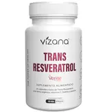 Trans-Resveratrol con Acai Berry orgánico, Vitamina C, Biotina y Piperina Vizana 60/250mg