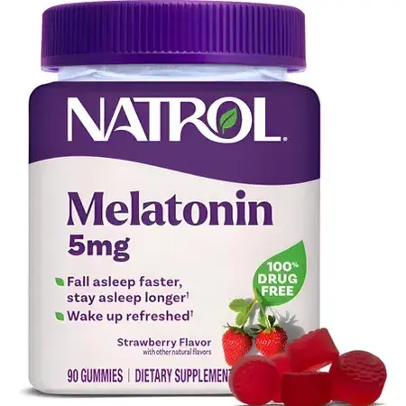 Melatonina en Gomitas Sabor Fresa Natrol 90/5mg