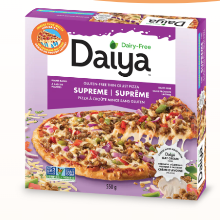 Pizza Suprema S/G Daiya 550 gr.