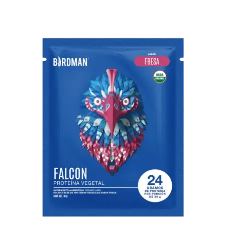 Proteína Vegetal Sachets Falcon Fresa Birdman 30gr