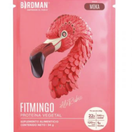 Proteína Vegetal Sachets Fitmingo Moka Birdman 34g