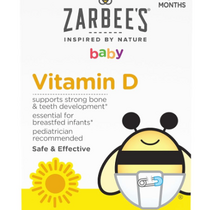 Vitamina D Bebes Zarbees 400UI/14ml