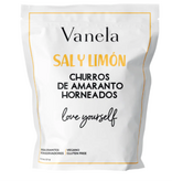 Churritos de Amaranto Sal y Limón Vanela 60gr.