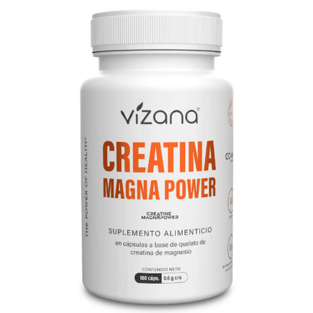 Creatina de Magnesio Quelado en Capsulas Vizana 180/600mg