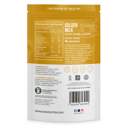 Leche Dorada Orgánica Vizana 150 gr