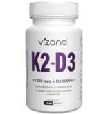 Vitamina K2 + D3 5000 UI Vizana 90/370mg