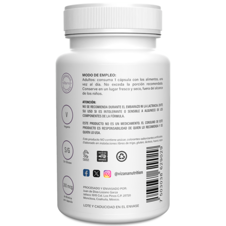 Biotina Complex Vizana Nutrition 90/550 mg