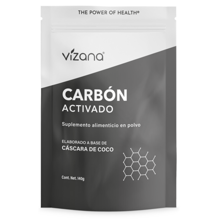 Carbón Activado en Polvo Orgánico Vizana 140 gr.