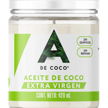 Aceite de Coco Extra Virgen A de Coco 420ml