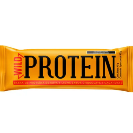 Barra de Proteina Chocolate y Cacahuate Wild Foods 45g