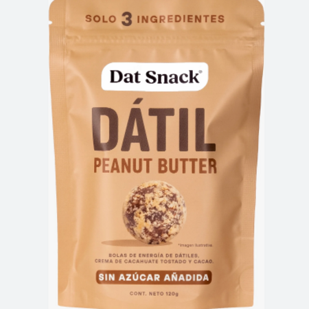 Bolitas de Datil Con Crema de Cacahuate Dat Snack 120g