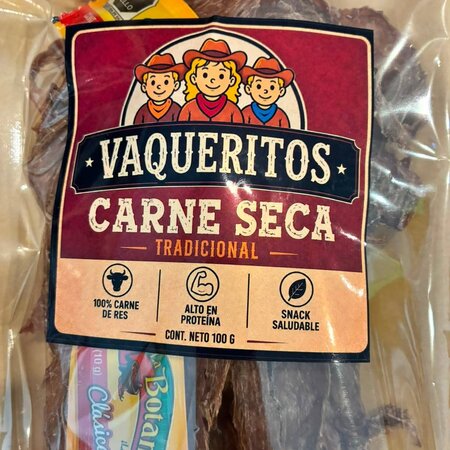Carne Seca Vaqueritos 100gr.